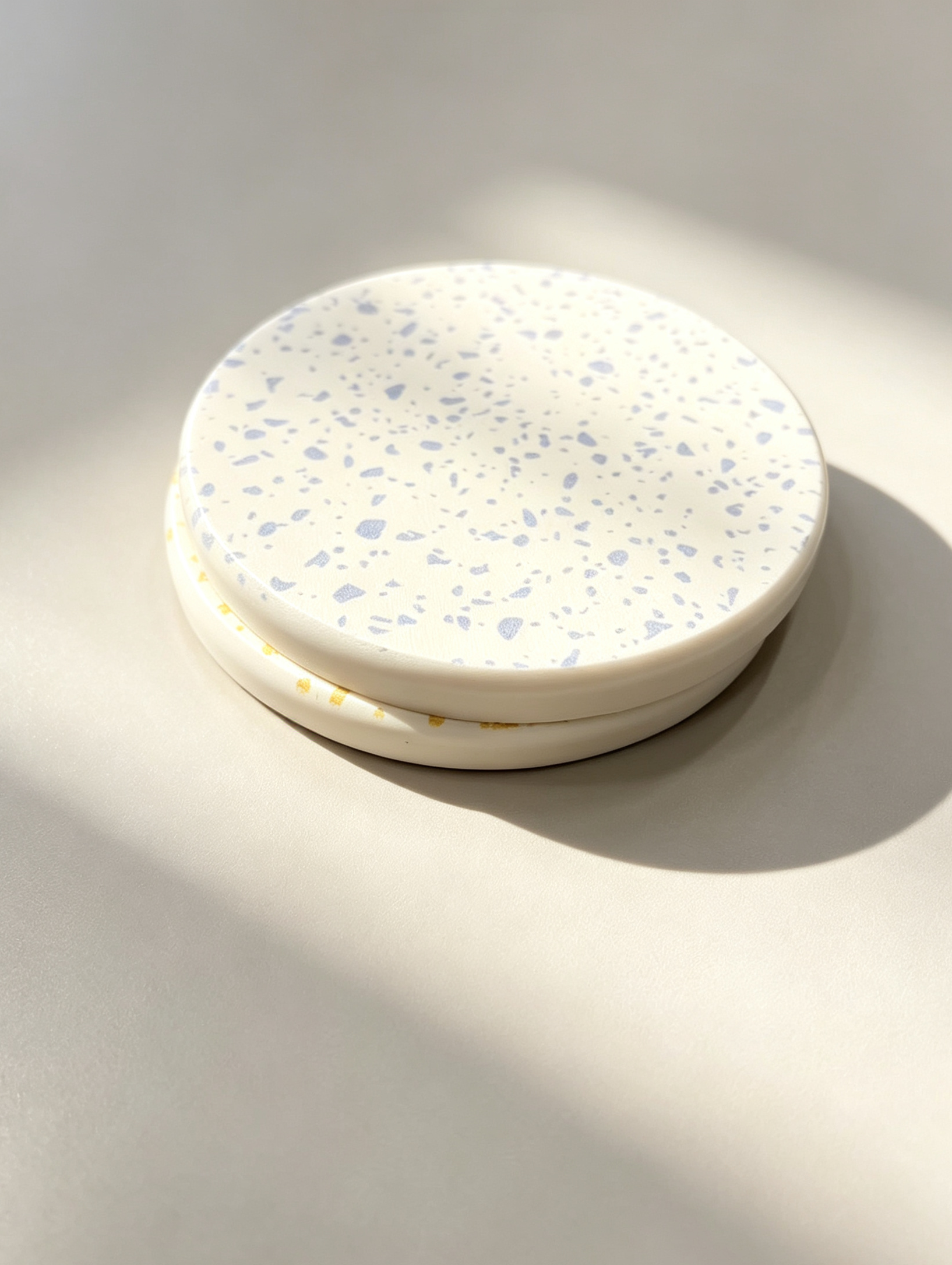 Terrazzo Pattern Diatomaceous Earth Coaster Set